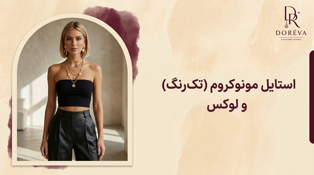 استایل مونوکروم (تکرنگ) و لوکس
